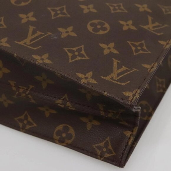 LOUIS VUITTON Monogram Sac Plat Hand Bag M51140 LV Auth 141603 - Picture 4 of 16